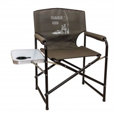 Кресло «Большой Улов»  со столиком с подстаканником стальное